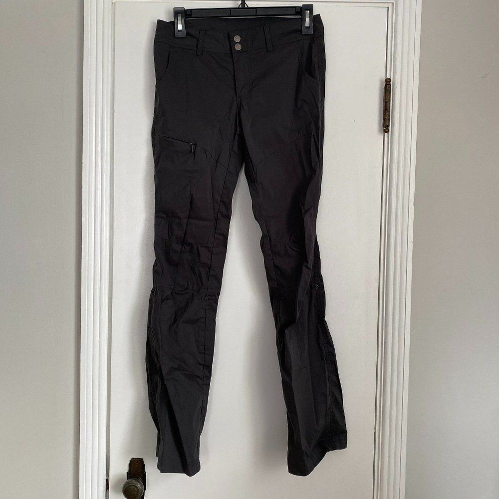 CQR Women's Convertable Hiking Cargo Outdoor Quick Dry Pant Gray Size 2